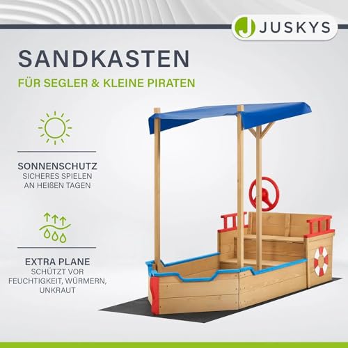 Juskys Sandkasten Käpt’n Pit – Piratenschiff - 3