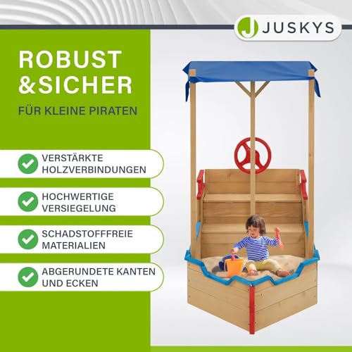 Juskys Sandkasten Käpt’n Pit – Piratenschiff - 4
