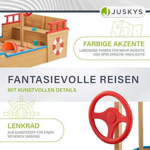 Juskys Sandkasten Käpt’n Pit – Piratenschiff - 9