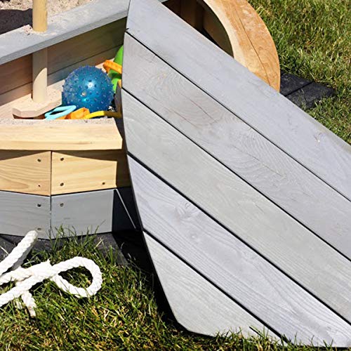 SUN Sandkasten Boot Pirat XXL aus Holz - 3