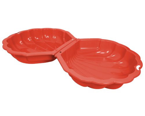 Sandkasten Wassermuschel rot von Ondis24 2-tlg. - 2