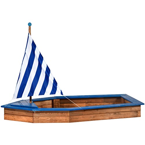 Sandkasten Schiff aus Holz von Dobar 94600FSC