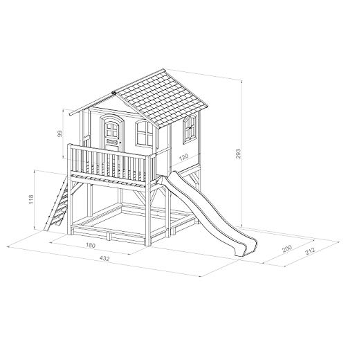 Axi Kinder Spielhaus Marc mit Terrasse – Stelzenhaus - 4