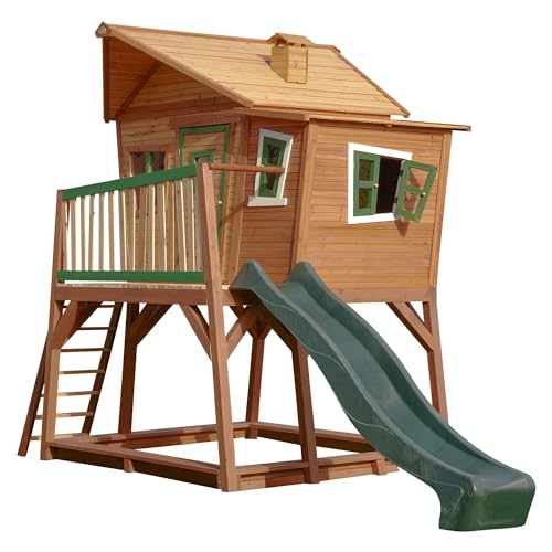 Axi Kinder Spielhaus Max mit Terrasse und Anbau – Stelzenhaus - 2